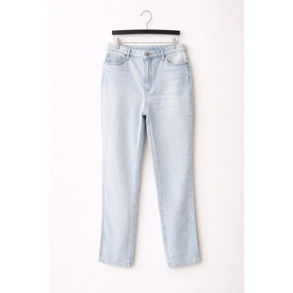 Good American Good Boy Jeans 20W NWT Indigo497 Light Wash Curvy Split Hem Indie